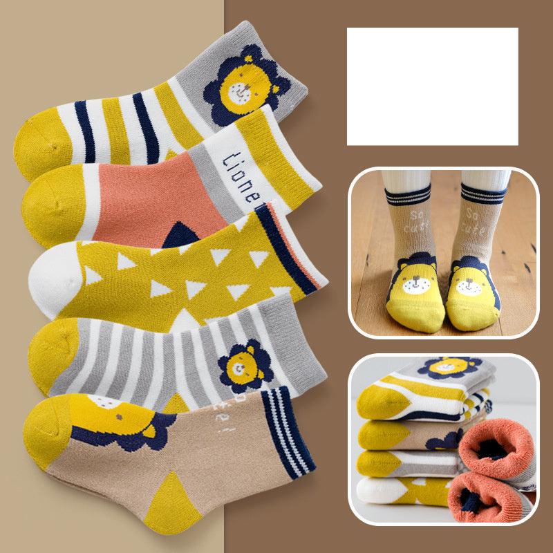 Fashion Thick Terry Socks Cartoon Casual Baby in ML20402