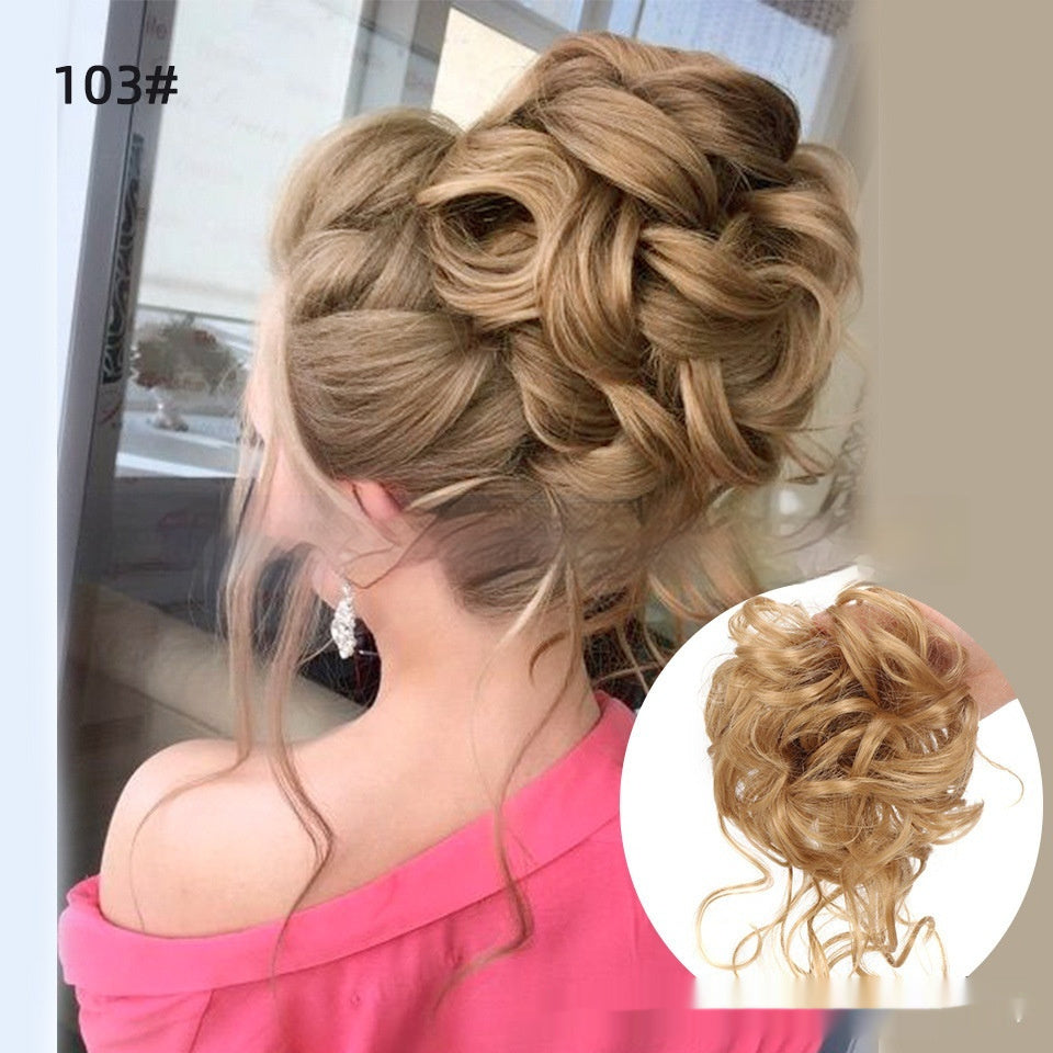 Ponytail Wig Female Short Hair Grip High Natural & Fluffy Simulation in 19 Style
