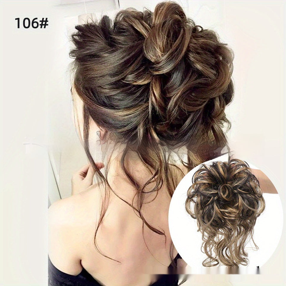Ponytail Wig Female Short Hair Grip High Natural & Fluffy Simulation in 20 Style