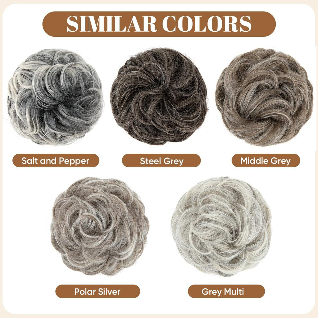 High-temperature Silk Hair Tie Women's Bun Elastic Hairband Voluminous Natural Curls in 230 Style