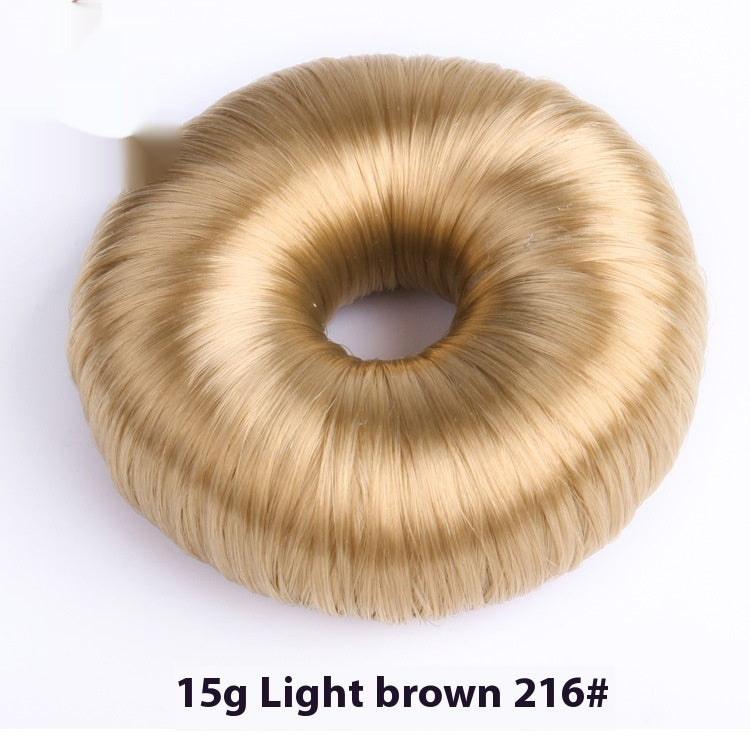 Fashion Donut Wig Updo Hair Accessories in 216 Light Brown 30g
