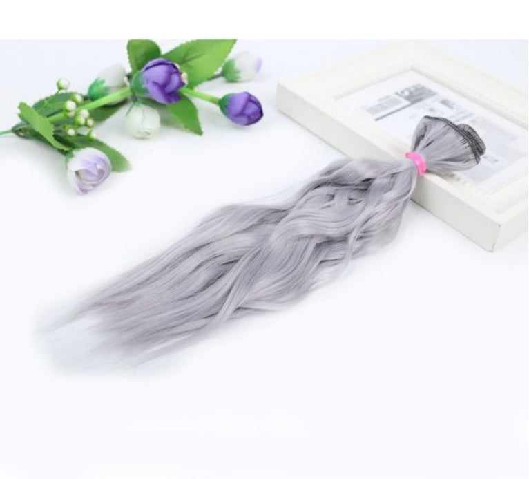 Diy Making Doll Wig Lolita Kerr in Silver