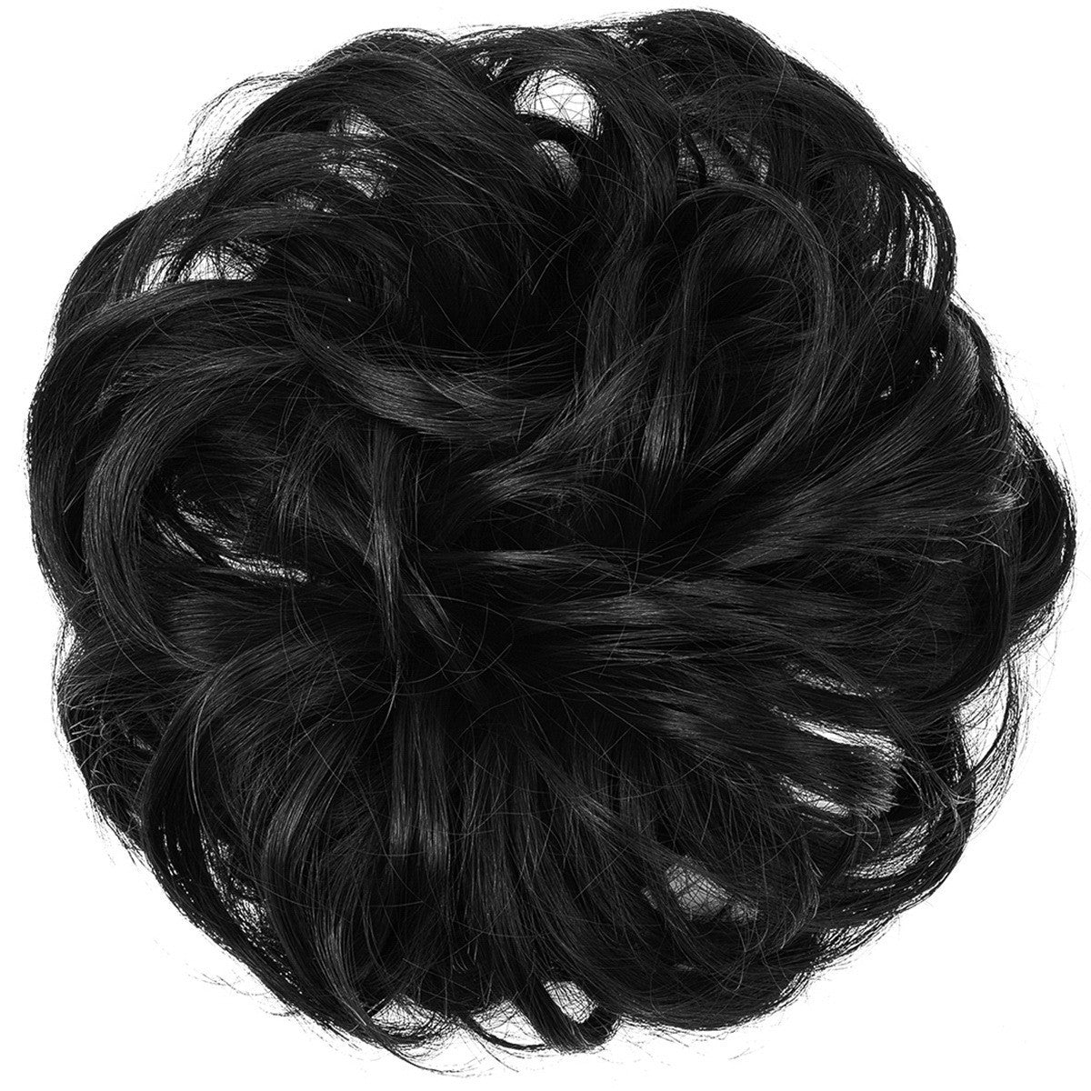 High-temperature Silk Hair Tie Women's Bun Elastic Hairband Voluminous Natural Curls in 430 Style