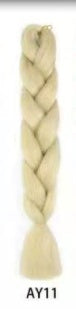 Fashion Dirty Braid Wig Monochrome Color Big in Ay11