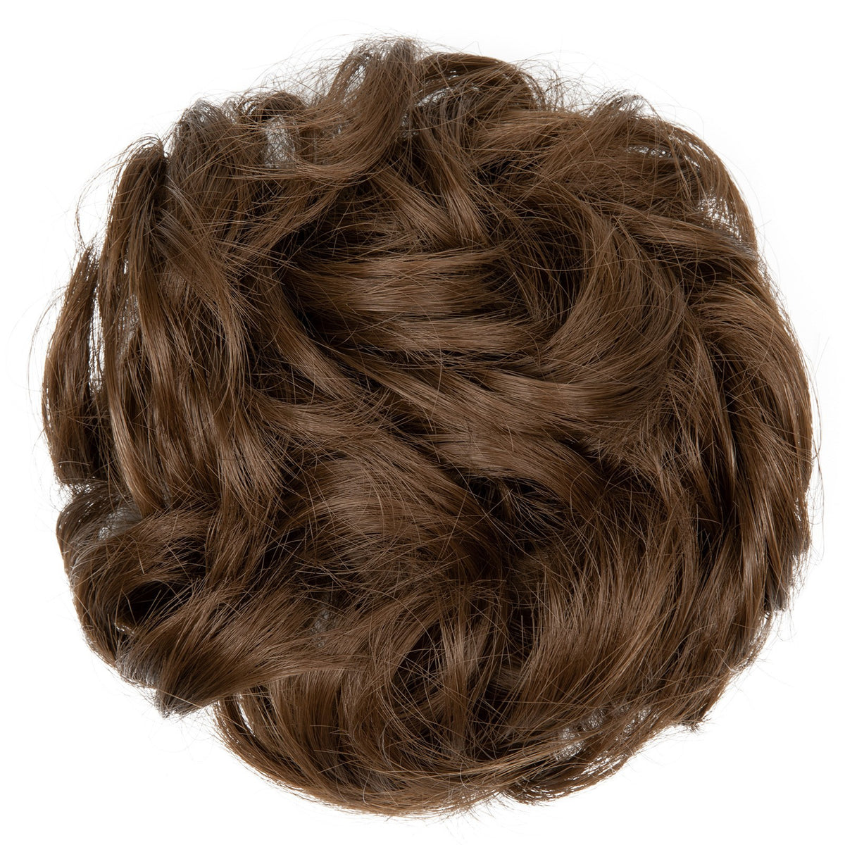 High-temperature Silk Hair Tie Women's Bun Elastic Hairband Voluminous Natural Curls in WINE