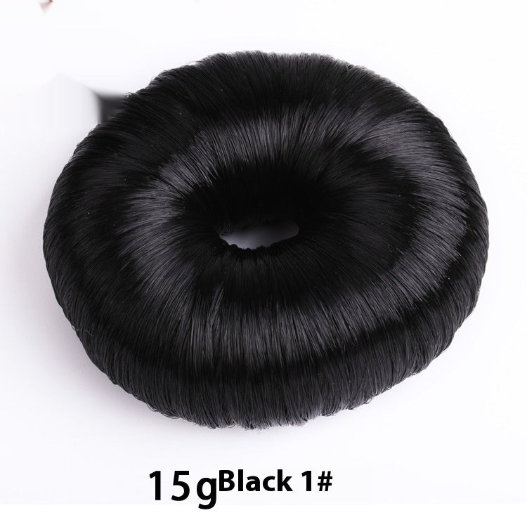 Fashion Donut Wig Updo Hair Accessories in 1 Black 30g